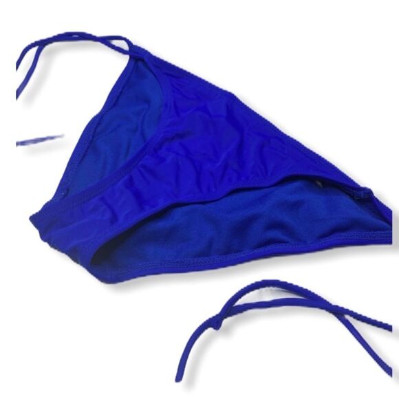 Designer String Bikini Bottom Royal Blue - Picture 1 of 5